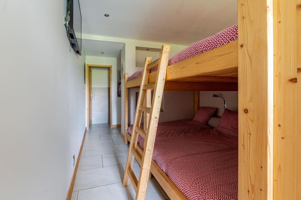 Appartement En Chalet Individuel Sauna Piscine วัลเมนิเย ภายนอก รูปภาพ